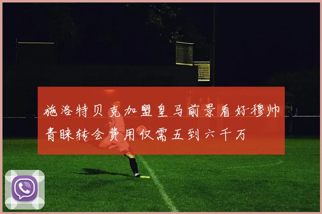 施洛特贝克加盟皇马前景看好穆帅青睐转会费用仅需五到六千万